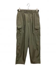 DESCENTE（デサント）の古着「カーゴパンツ」｜グリーン
