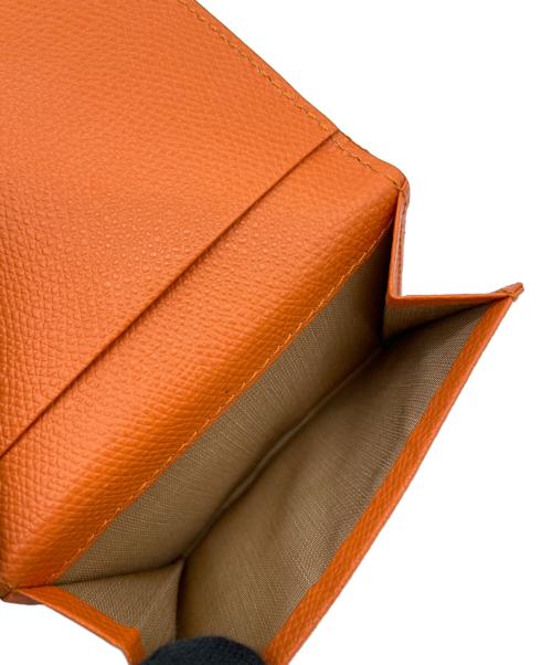 TOPKAPI（トプカピ）TOPKAPI (トプカピ) 2つ折り財布 オレンジの古着・服飾アイテム
