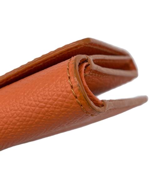 TOPKAPI（トプカピ）TOPKAPI (トプカピ) 2つ折り財布 オレンジの古着・服飾アイテム