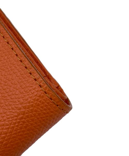 TOPKAPI（トプカピ）TOPKAPI (トプカピ) 2つ折り財布 オレンジの古着・服飾アイテム