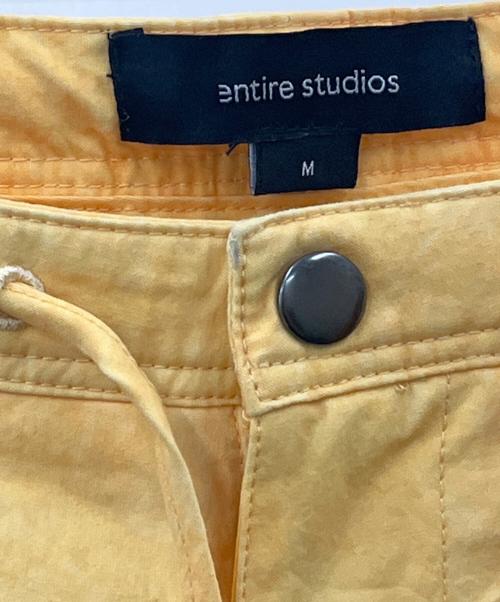 entire studios（エンタイアスタジオ）ENTIRE STUDIOS (エンタイアスタジオ) ENTIRE STUDIOS　カーゴパンツ イエロー サイズ:Mの古着・服飾アイテム