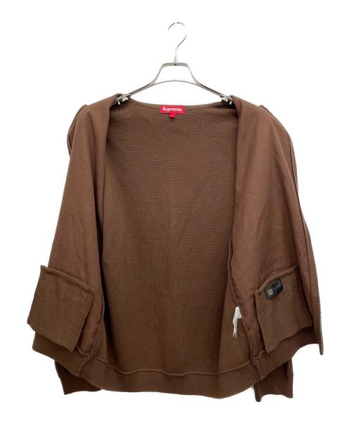 SUPREME（シュプリーム）Supreme (シュプリーム) ジップジャケット ブラウン サイズ:Lの古着・服飾アイテム