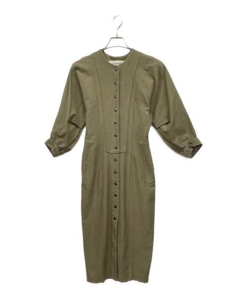 THE SHINZONE（ザ シンゾーン）THE SHINZONE (ザ シンゾーン) 長袖ワンピース グリーン サイズ:34の古着・服飾アイテム