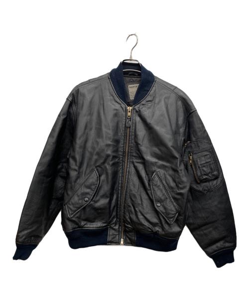 KANSAIMAN（カンサイマン）kansaiman (カンサイマン) 立体バックロゴMA-1ジャケット ブラック サイズ:Fの古着・服飾アイテム