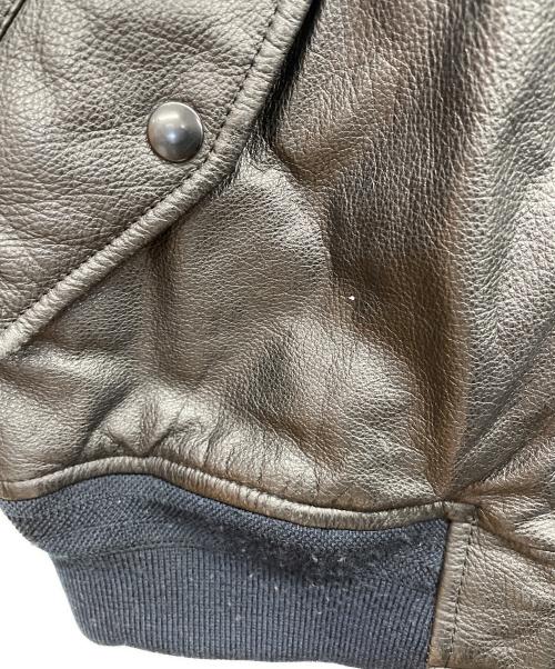 KANSAIMAN（カンサイマン）kansaiman (カンサイマン) 立体バックロゴMA-1ジャケット ブラック サイズ:Fの古着・服飾アイテム