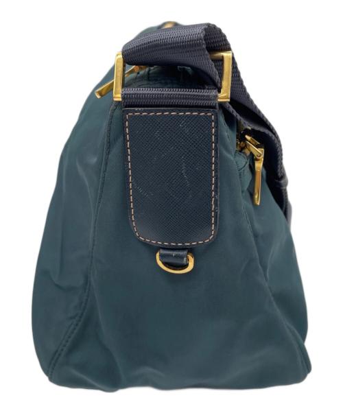 PRADA（プラダ）PRADA (プラダ) ナイロンショルダーバッグ インディゴの古着・服飾アイテム