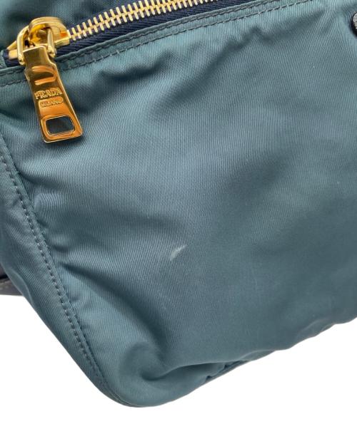 PRADA（プラダ）PRADA (プラダ) ナイロンショルダーバッグ インディゴの古着・服飾アイテム