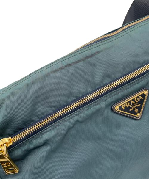PRADA（プラダ）PRADA (プラダ) ナイロンショルダーバッグ インディゴの古着・服飾アイテム
