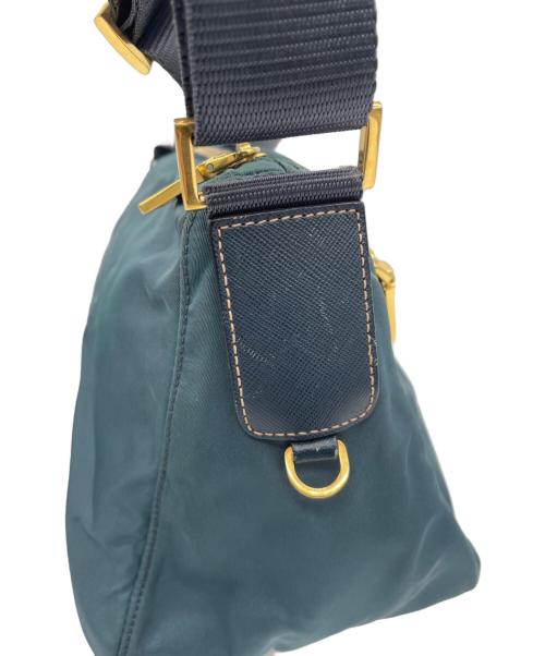 PRADA（プラダ）PRADA (プラダ) ナイロンショルダーバッグ インディゴの古着・服飾アイテム