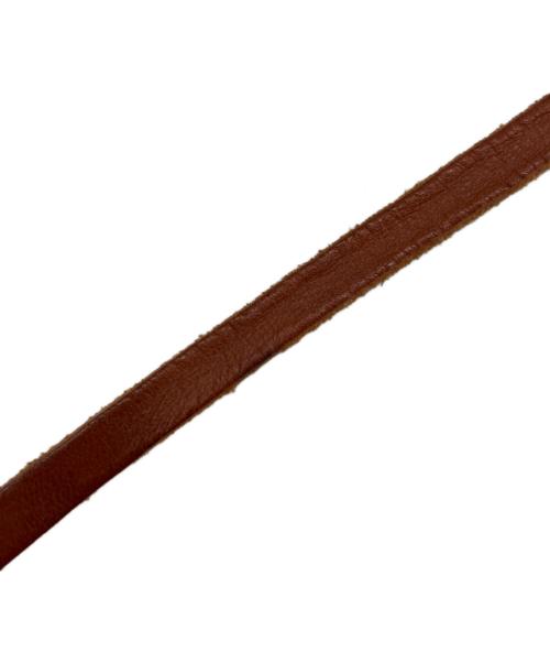 Herz（ヘルツ）Herz (ヘルツ) レザーショルダーバッグ ブラウンの古着・服飾アイテム