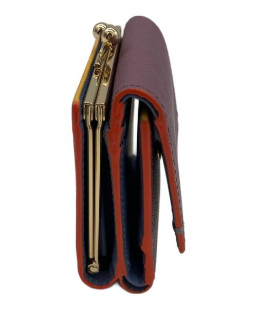 PAUL SMITH（ポールスミス）Paul Smith (ポールスミス) 2つ折り財布 パープル×ブルーの古着・服飾アイテム