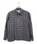 MHLエムエイチエル）の古着「長袖シャツ」｜ネイビー