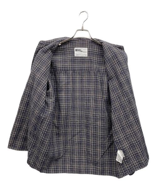 MHL（エムエイチエル）MHL (エムエイチエル) 長袖シャツ ネイビー サイズ:Mの古着・服飾アイテム