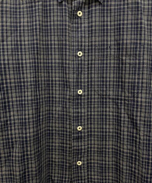 MHL（エムエイチエル）MHL (エムエイチエル) 長袖シャツ ネイビー サイズ:Mの古着・服飾アイテム