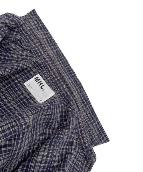 MHL（エムエイチエル）MHL (エムエイチエル) 長袖シャツ ネイビー サイズ:Mの古着・服飾アイテム