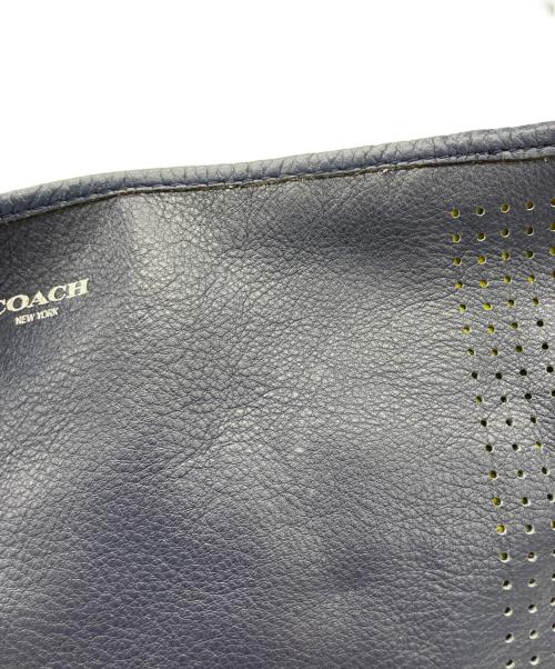COACH（コーチ）COACH (コーチ) ショルダーバッグ ネイビーの古着・服飾アイテム
