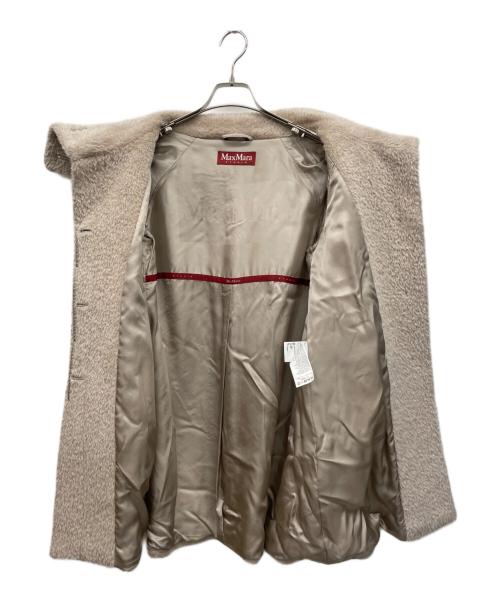 MaxMara（マックスマーラ）MaxMara (マックスマーラ) ステュディオコート　アルパカ混コート ベージュ サイズ:USA2の古着・服飾アイテム