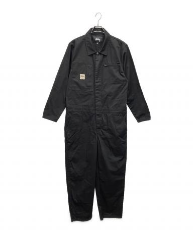 中古・古着通販】stussy (ステューシー) つなぎ ブラック サイズ:M