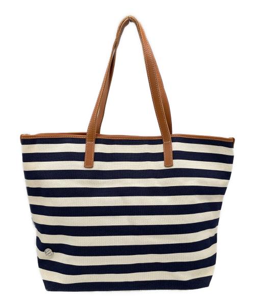 BONFANTI（ボンファンティ）BONFANTI (ボンファンティ) トートバッグ ベージュ×ネイビーの古着・服飾アイテム