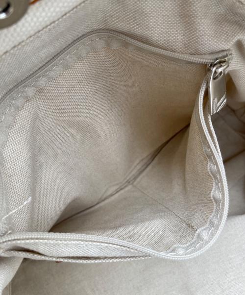 BONFANTI（ボンファンティ）BONFANTI (ボンファンティ) トートバッグ ベージュ×ネイビーの古着・服飾アイテム