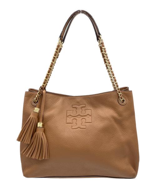 TORY BURCH（トリーバーチ）TORY BURCH (トリーバーチ) ハンドバッグ ブラウンの古着・服飾アイテム