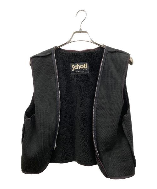 Schott（ショット）Schott (ショット) シングルライダースジャケット ブラック サイズ:40の古着・服飾アイテム