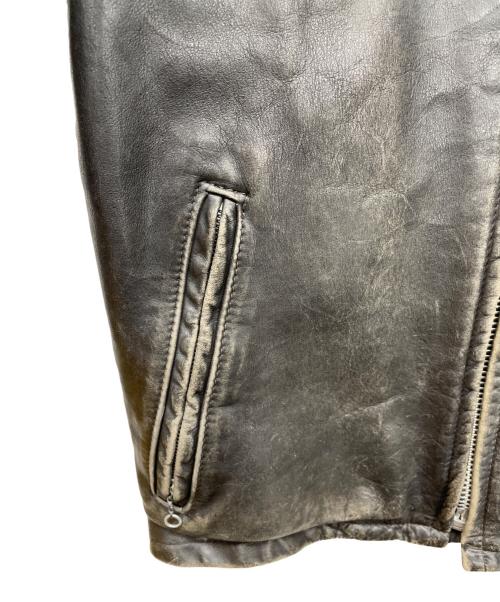 Schott（ショット）Schott (ショット) シングルライダースジャケット ブラック サイズ:40の古着・服飾アイテム