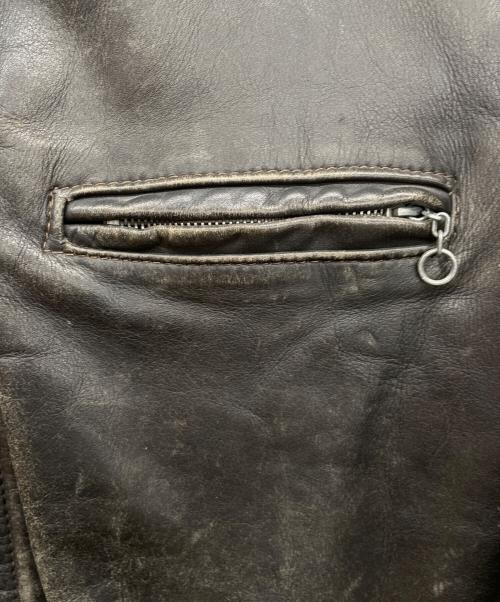 Schott（ショット）Schott (ショット) シングルライダースジャケット ブラック サイズ:40の古着・服飾アイテム