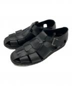 PARABOOTパラブーツ）の古着「グルカサンダル」｜ブラック