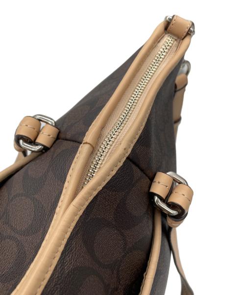 COACH（コーチ）COACH (コーチ) 2WAYトートバッグ ブラウンの古着・服飾アイテム