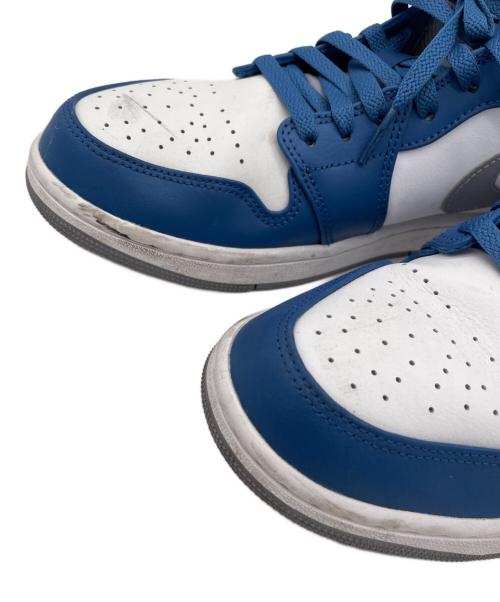NIKE（ナイキ）NIKE (ナイキ) AIR JORDAN 1  ホワイト×ブルー サイズ:28.5cmの古着・服飾アイテム