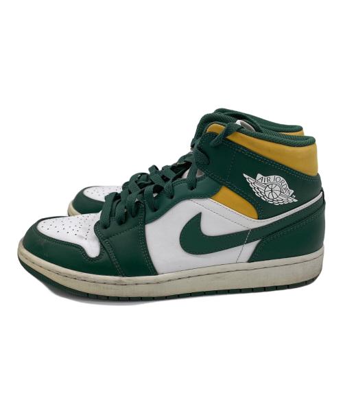 NIKE（ナイキ）NIKE (ナイキ) AIR JORDAN  グリーン×イエロー サイズ:28.5cmの古着・服飾アイテム