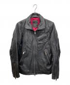JACKROSEジャックローズ）の古着「レザージャケット」｜ブラック