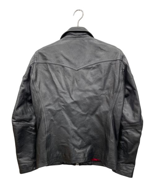 JACKROSE（ジャックローズ）JACKROSE (ジャックローズ) レザージャケット ブラック サイズ:3の古着・服飾アイテム