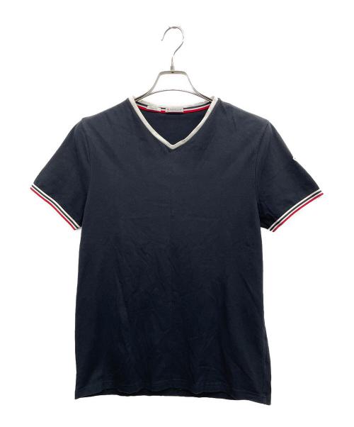MONCLER（モンクレール）MONCLER (モンクレール) 半袖カットソー ブラック サイズ:Ｌの古着・服飾アイテム