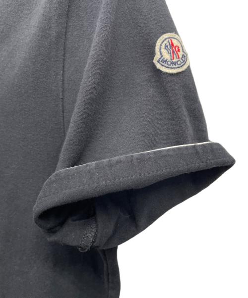MONCLER（モンクレール）MONCLER (モンクレール) 半袖カットソー ブラック サイズ:Ｌの古着・服飾アイテム