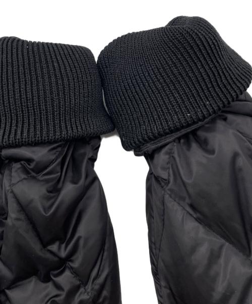 DIESEL（ディーゼル）DIESEL (ディーゼル) キルティングダウンコート ブラック サイズ:Sの古着・服飾アイテム