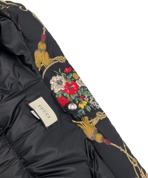 GUCCI（グッチ）GUCCI (グッチ) ダウンコート ブラック サイズ:38の古着・服飾アイテム