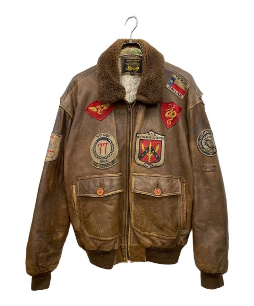 US ARMY（ユーエスアーミー）US ARMY (ユーエスアーミー) G-1ジャケット ブラウン サイズ:XLの古着・服飾アイテム