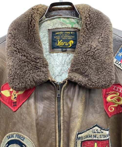 US ARMY（ユーエスアーミー）US ARMY (ユーエスアーミー) G-1ジャケット ブラウン サイズ:XLの古着・服飾アイテム