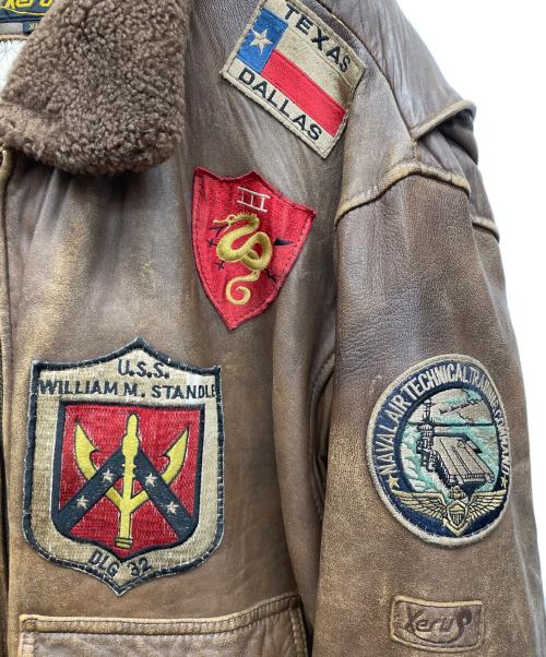 US ARMY（ユーエスアーミー）US ARMY (ユーエスアーミー) G-1ジャケット ブラウン サイズ:XLの古着・服飾アイテム