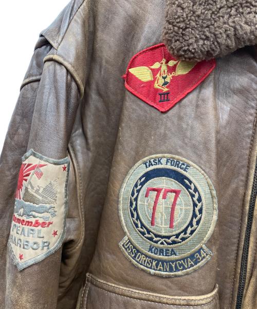 US ARMY（ユーエスアーミー）US ARMY (ユーエスアーミー) G-1ジャケット ブラウン サイズ:XLの古着・服飾アイテム