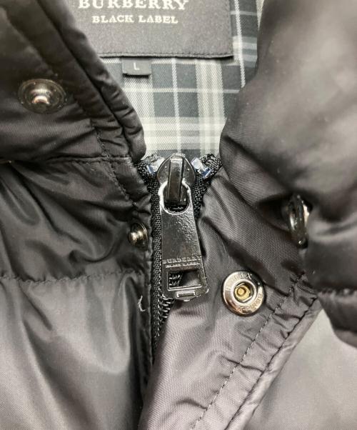 BURBERRY BLACK LABEL（バーバリーブラックレーベル）BURBERRY BLACK LABEL (バーバリーブラックレーベル) ダウンジャケット ブラック サイズ:Lの古着・服飾アイテム