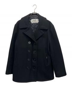 Schott ウール・ピーコート フロントジップ ストライプ Schott ウール・ピーコート フロントジップ ストライプ - メルカリ