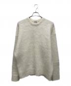 MADISON BLUEマディソンブルー）の古着「CREW NECK PO SHAGGY　厚手ニット」｜ベージュ
