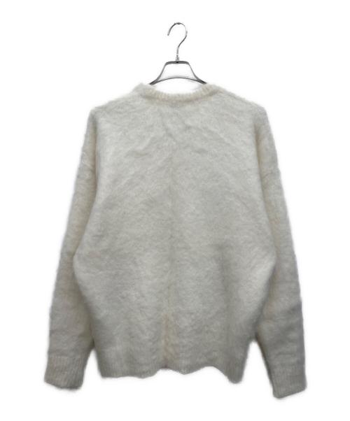 MADISON BLUE（マディソンブルー）MADISON BLUE (マディソンブルー) CREW NECK PO SHAGGY　厚手ニット ベージュ サイズ:Fの古着・服飾アイテム