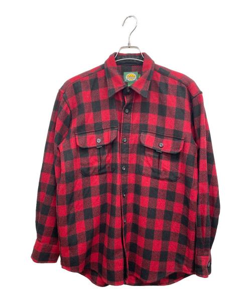 CABELLA'S（カベラス）CABELLA'S (カベラス) 長袖シャツ レッド サイズ:Mの古着・服飾アイテム