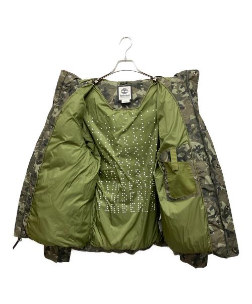 Timberland（ティンバーランド）Timberland (ティンバーランド) ダウンジャケット グリーン サイズ:Lの古着・服飾アイテム
