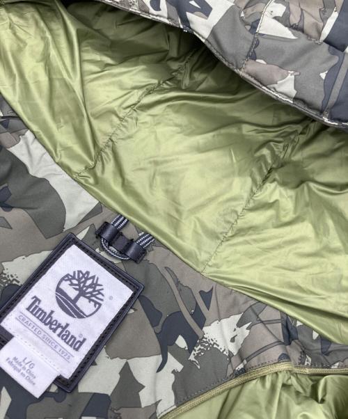 Timberland（ティンバーランド）Timberland (ティンバーランド) ダウンジャケット グリーン サイズ:Lの古着・服飾アイテム