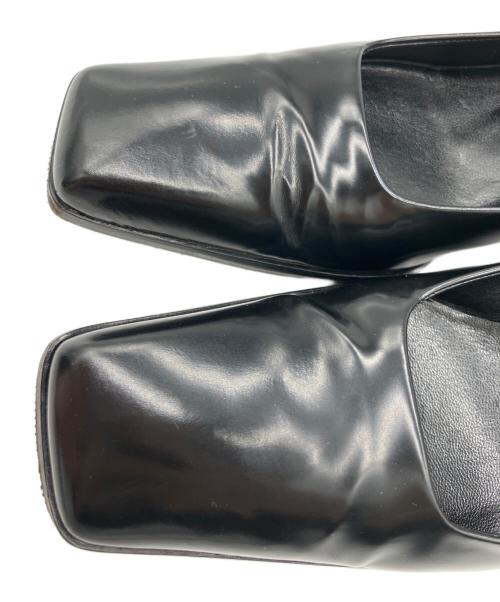 PRADA（プラダ）PRADA (プラダ) スクエアトゥーパンプス ブラック サイズ:記載なしの古着・服飾アイテム